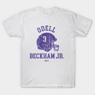 Odell Beckham Jr. Baltimore Helmet Font T-Shirt